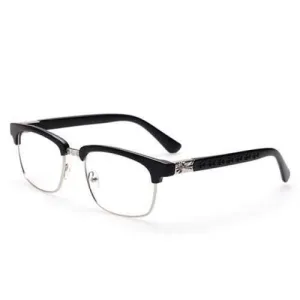 Chic Retro Cross Shape Embellished Metal Splicing Sunglasses For Women - Random Color