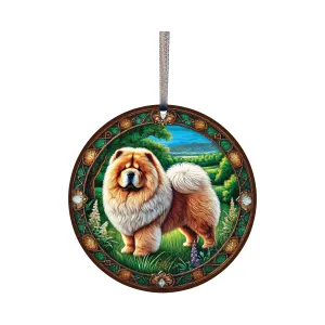 Chow Chow, Acrylic Window Ornament #SC488 by d'ears