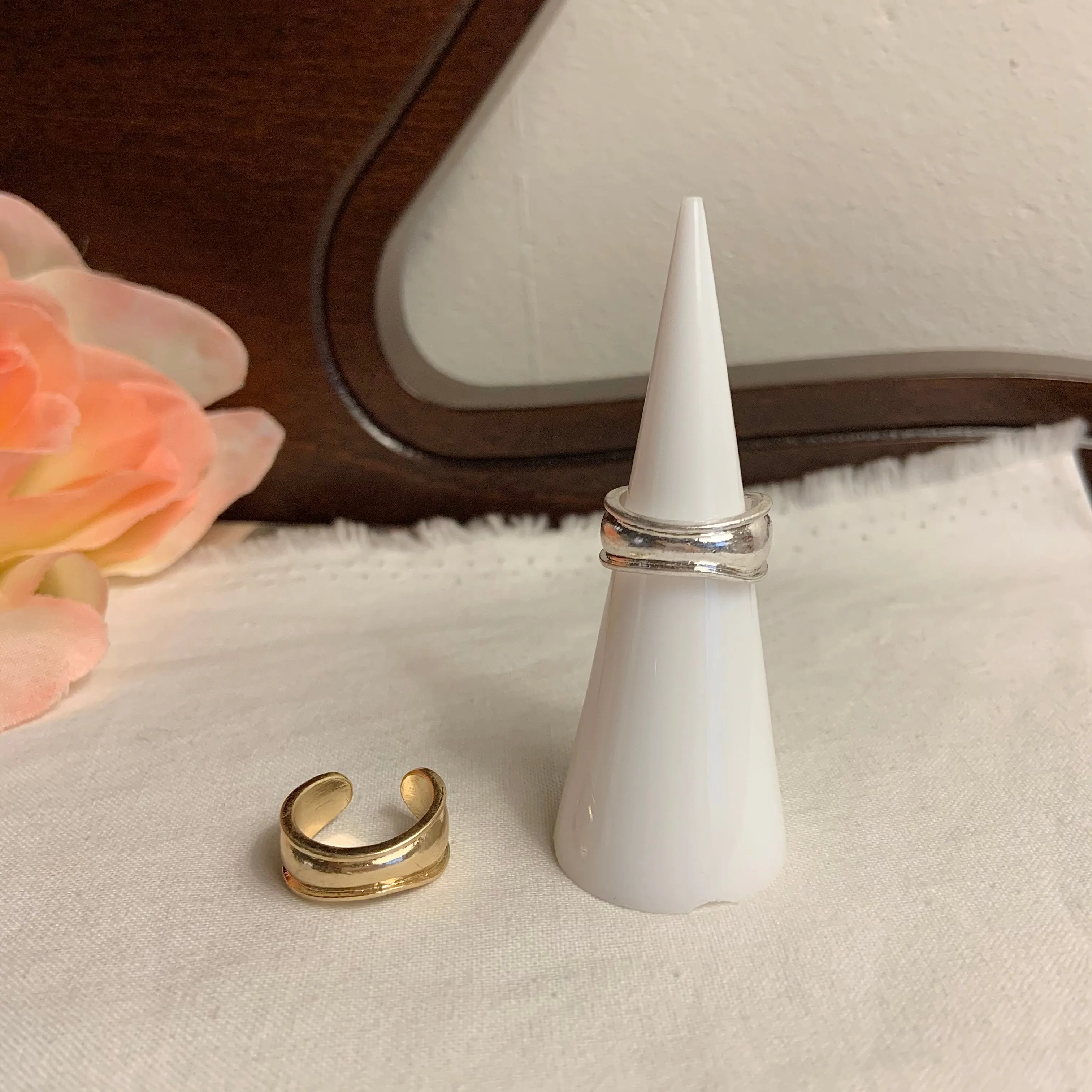 Chunky Bold Pinky & Midi Ring