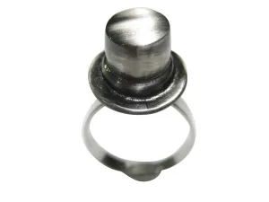 Classy Retro Top Hat Adjustable Size Fashion Ring