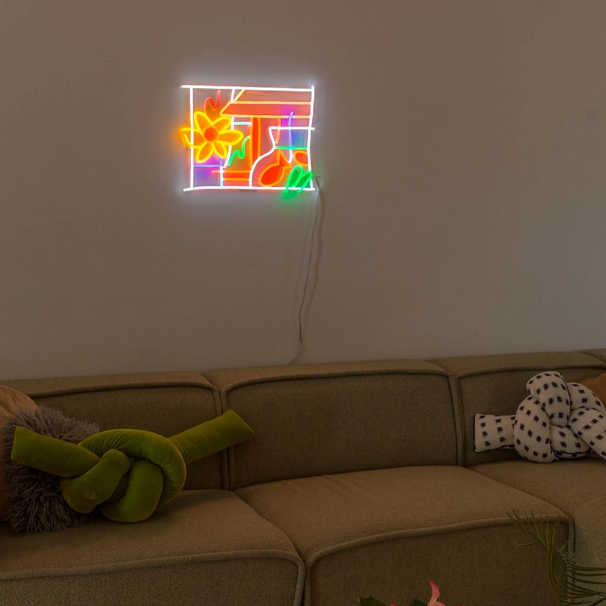 Composition by Tom Wesselmann - LED neon sign
