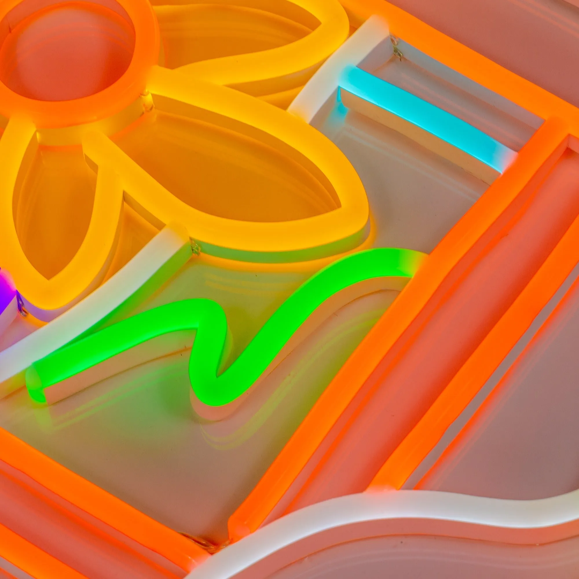 Composition by Tom Wesselmann - LED neon sign