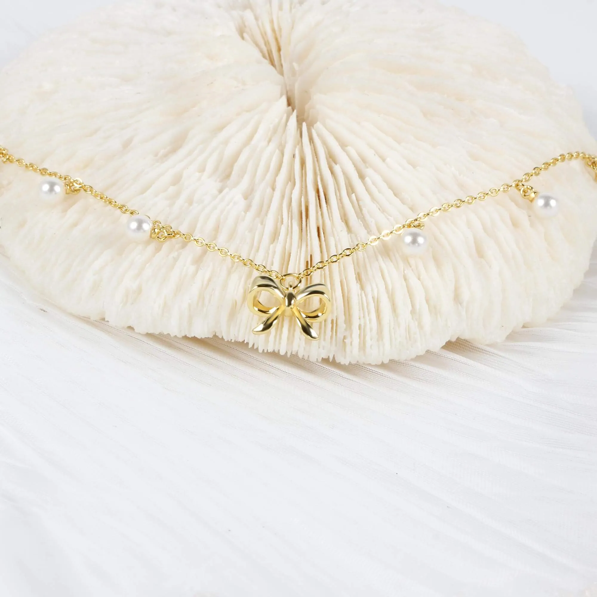 Coquette Charm Dainty Encrusted Ring Bracelet Necklace Chic Hoop Earrings Set by Katie