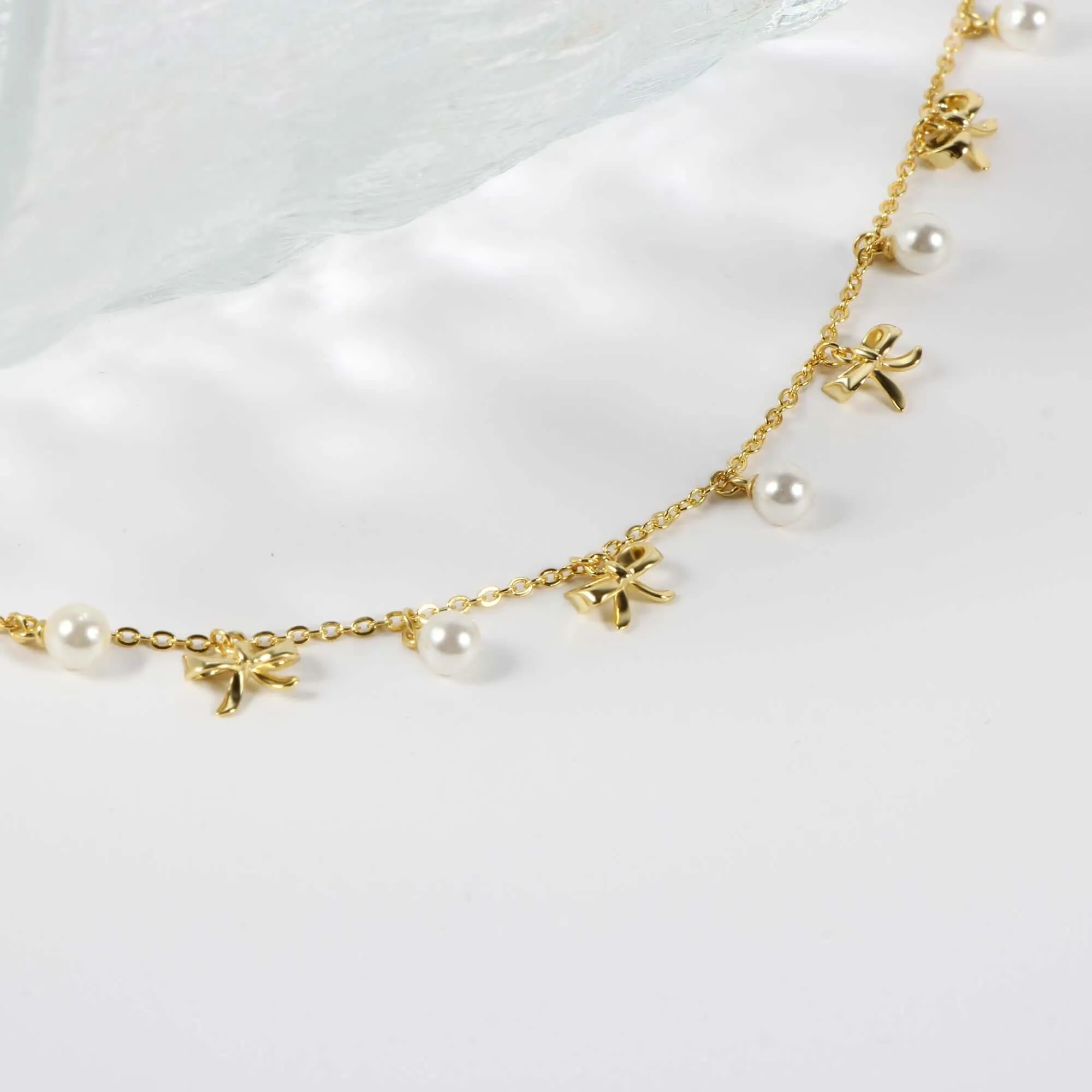 Coquette Charm Dainty Encrusted Ring Bracelet Necklace Chic Hoop Earrings Set by Katie