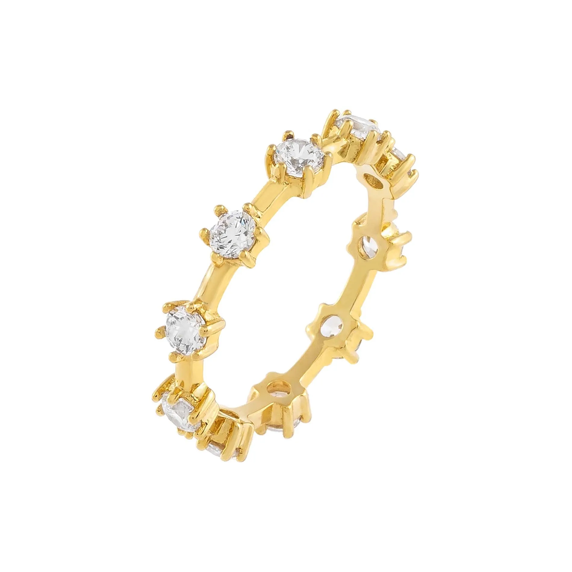 CZ Colored Multi Stone Ring