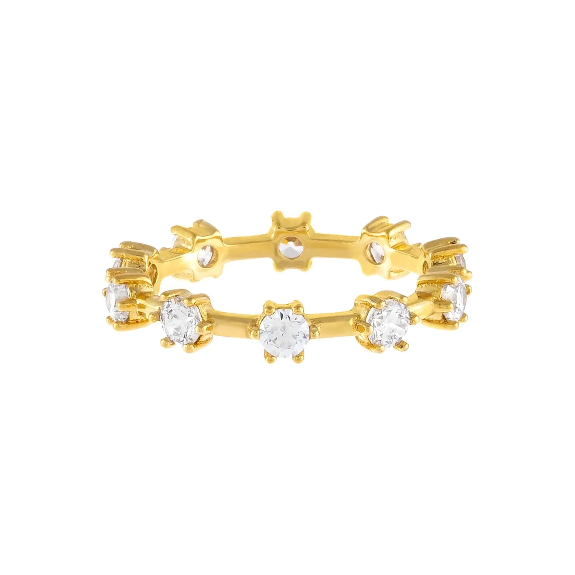 CZ Colored Multi Stone Ring