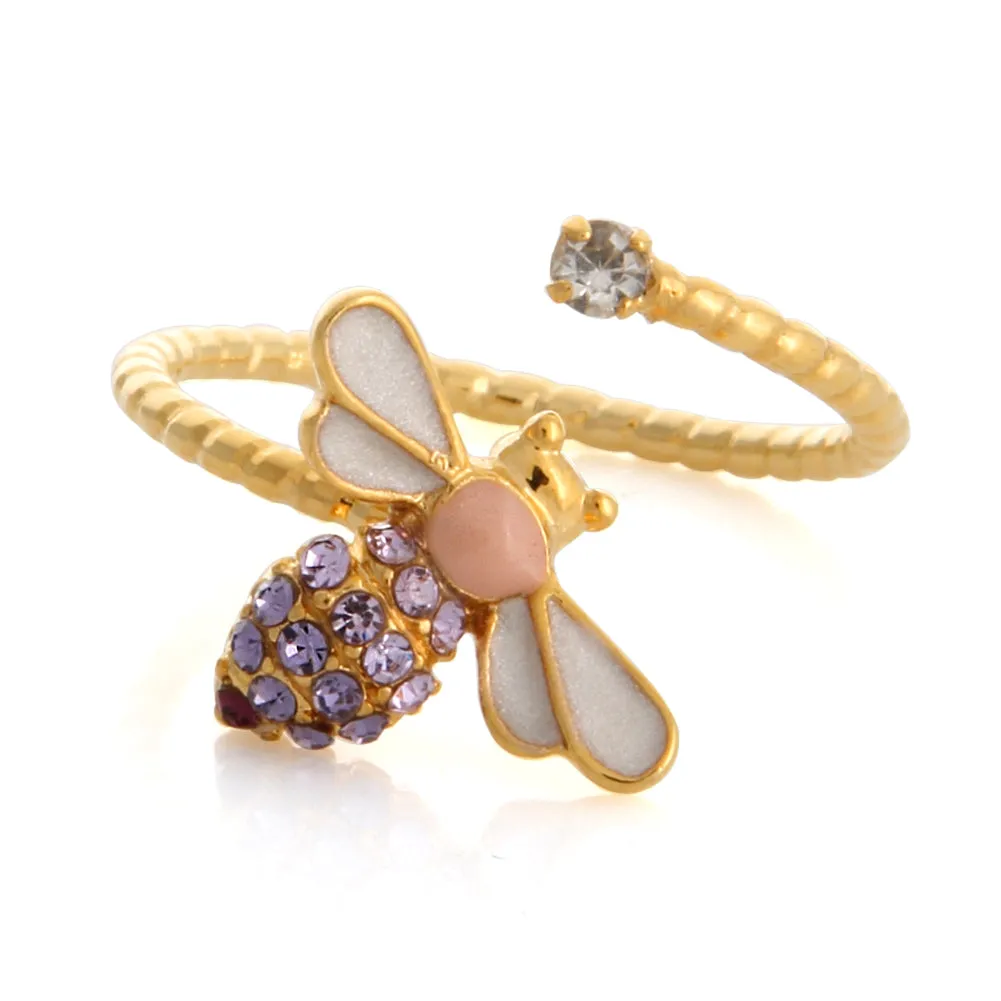 CZ  Honeybee  Ring