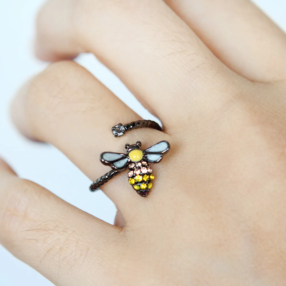 CZ  Honeybee  Ring