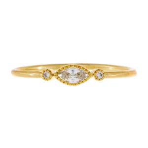 CZ Multi Stone Dainty Ring