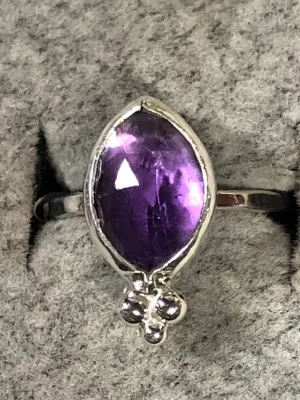 Dainty Amethyst Stacker