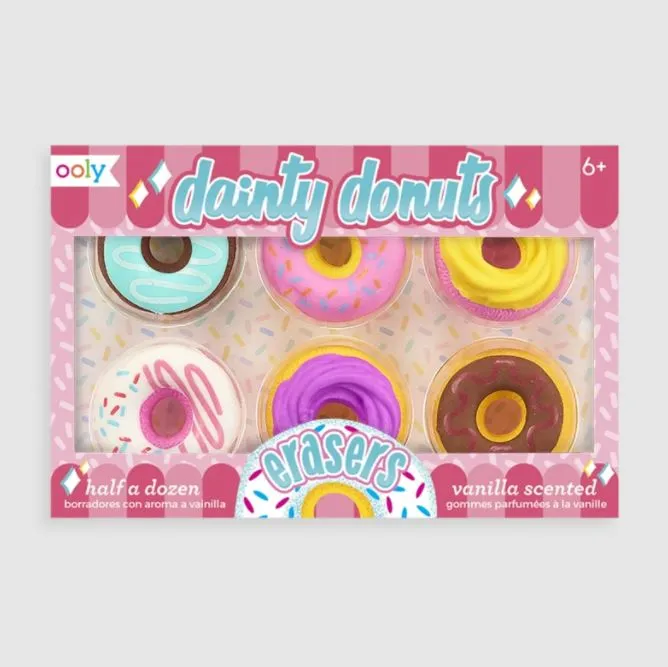 Dainty Donuts Eraser Set