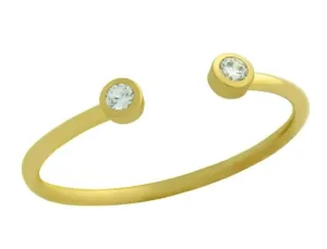 Dainty Double CZ Ring