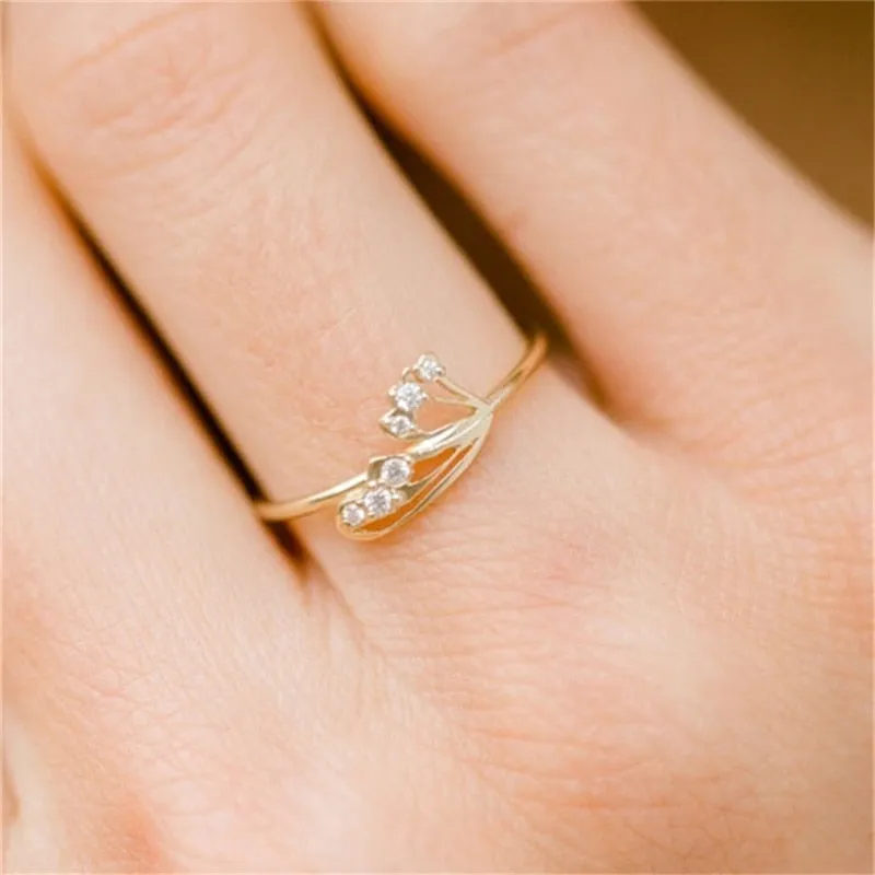 Dainty Engagement Ring