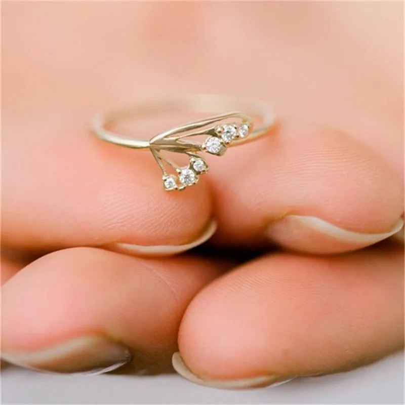 Dainty Engagement Ring