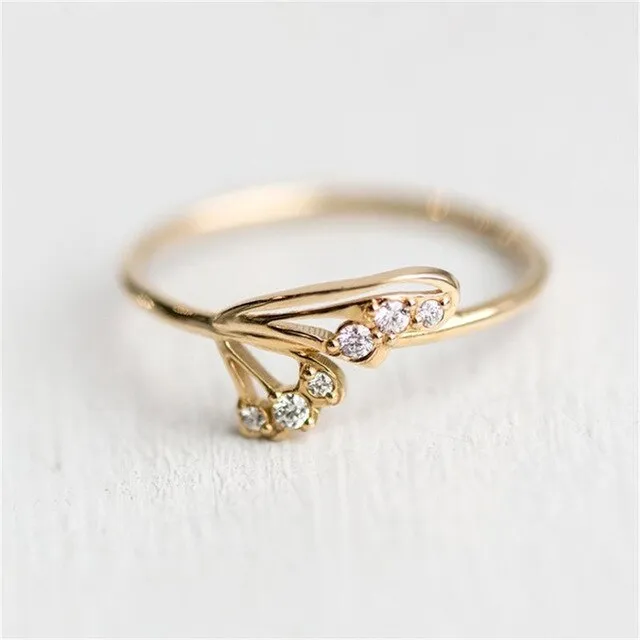 Dainty Engagement Ring