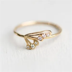 Dainty Engagement Ring