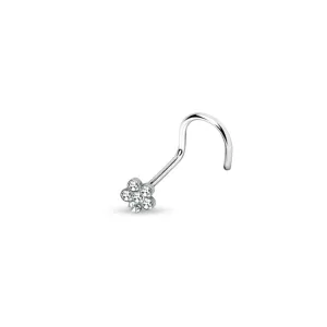 Dainty Gem Flower Nose Screw