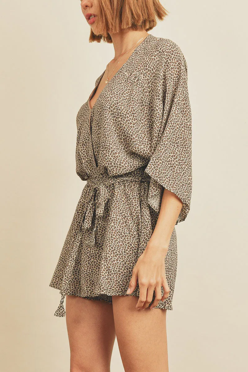 Dainty Leopard Romper