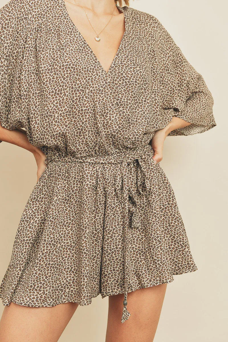 Dainty Leopard Romper