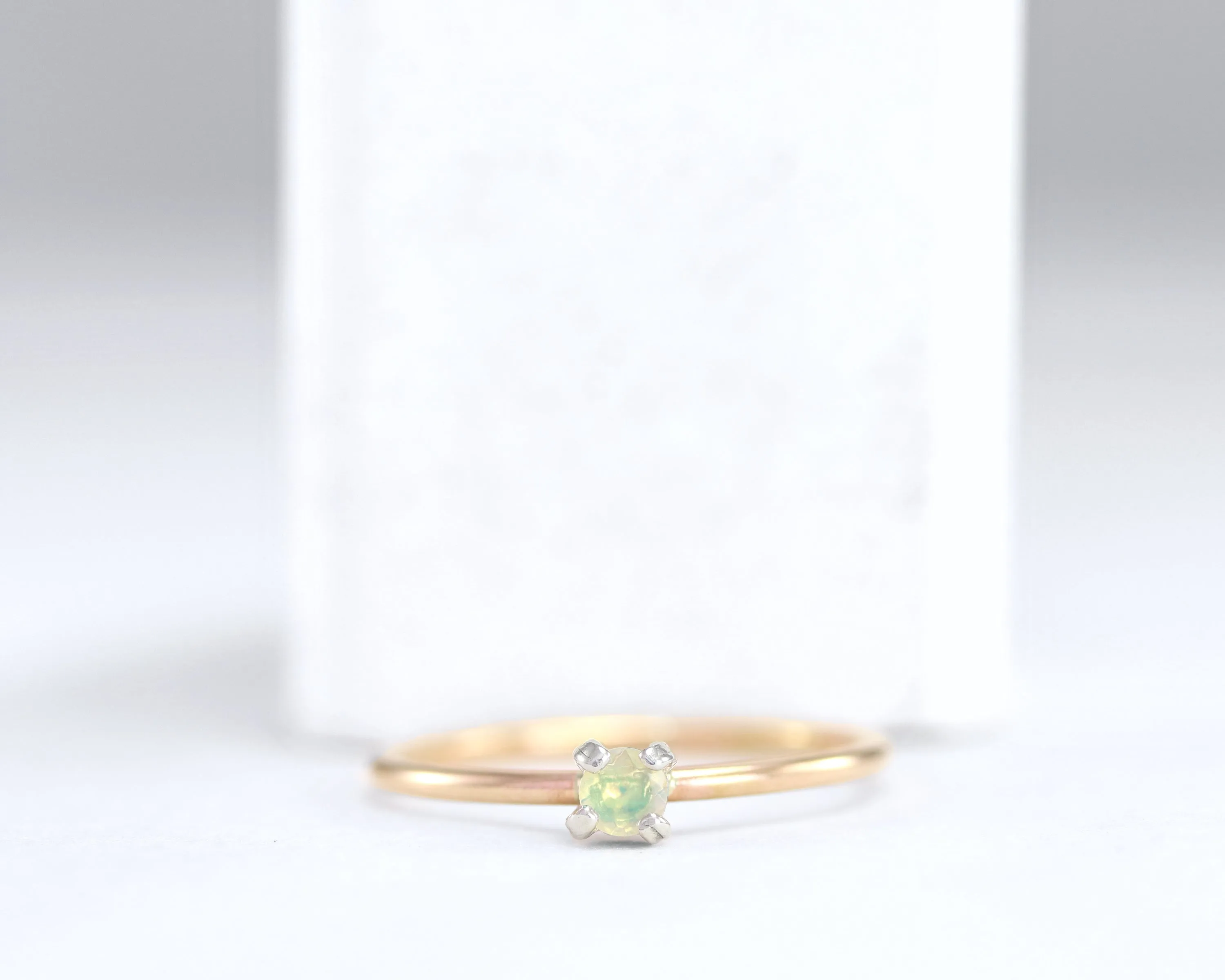 Dainty Opal Ring