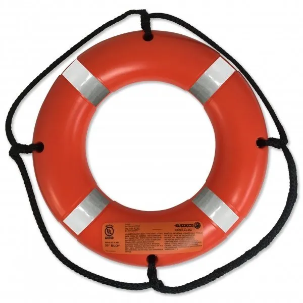 DATREX 20″ Life Ring Orange USCG Type IV with Reflective