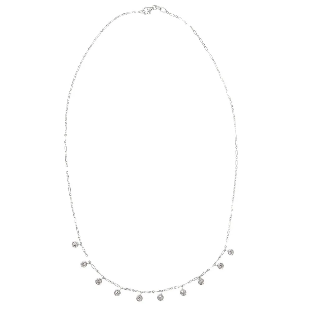 Diamond Droplet Necklace
