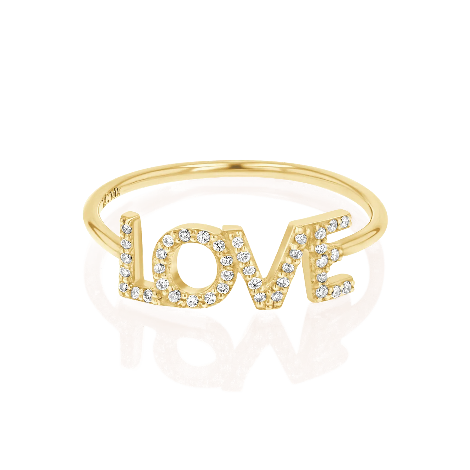 Diamond LOVE Ring