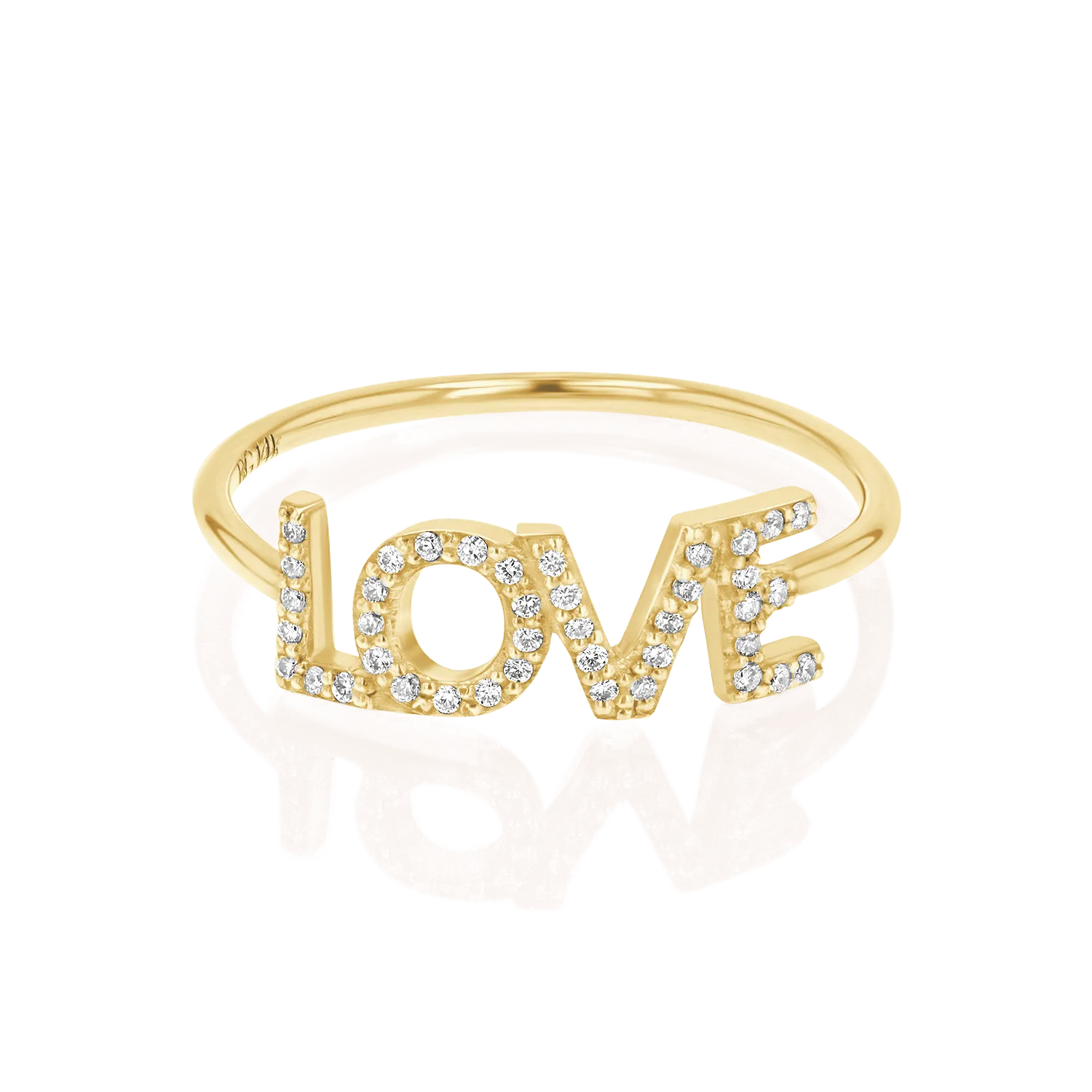 Diamond LOVE Ring