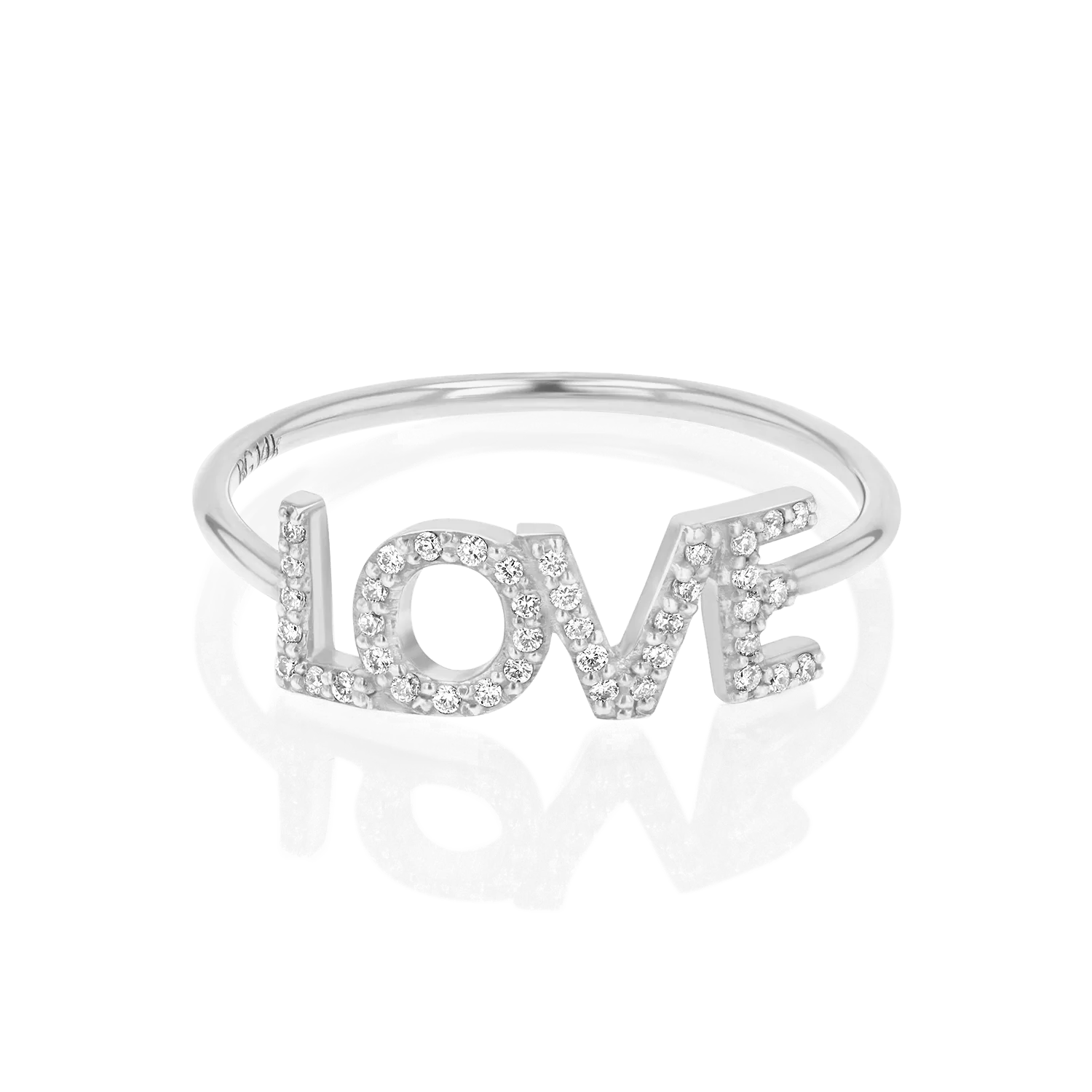 Diamond LOVE Ring