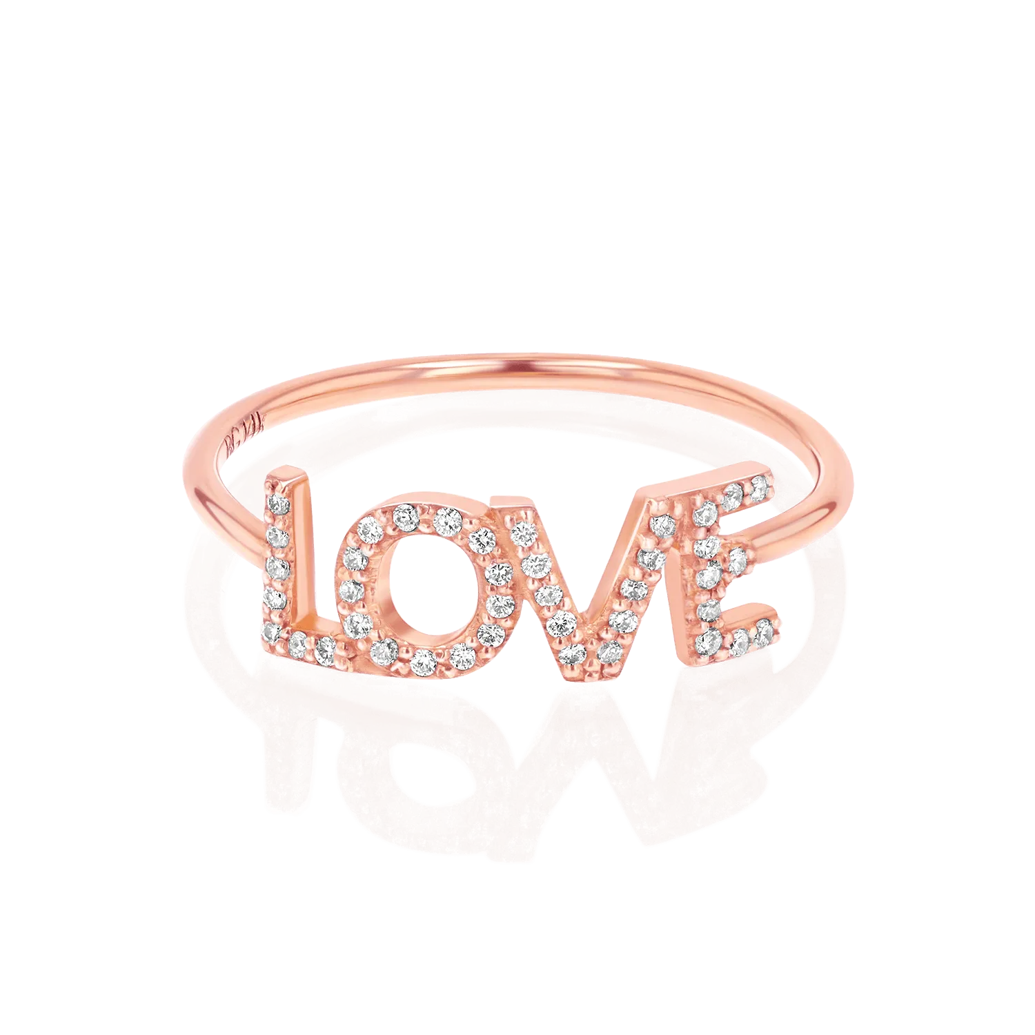 Diamond LOVE Ring