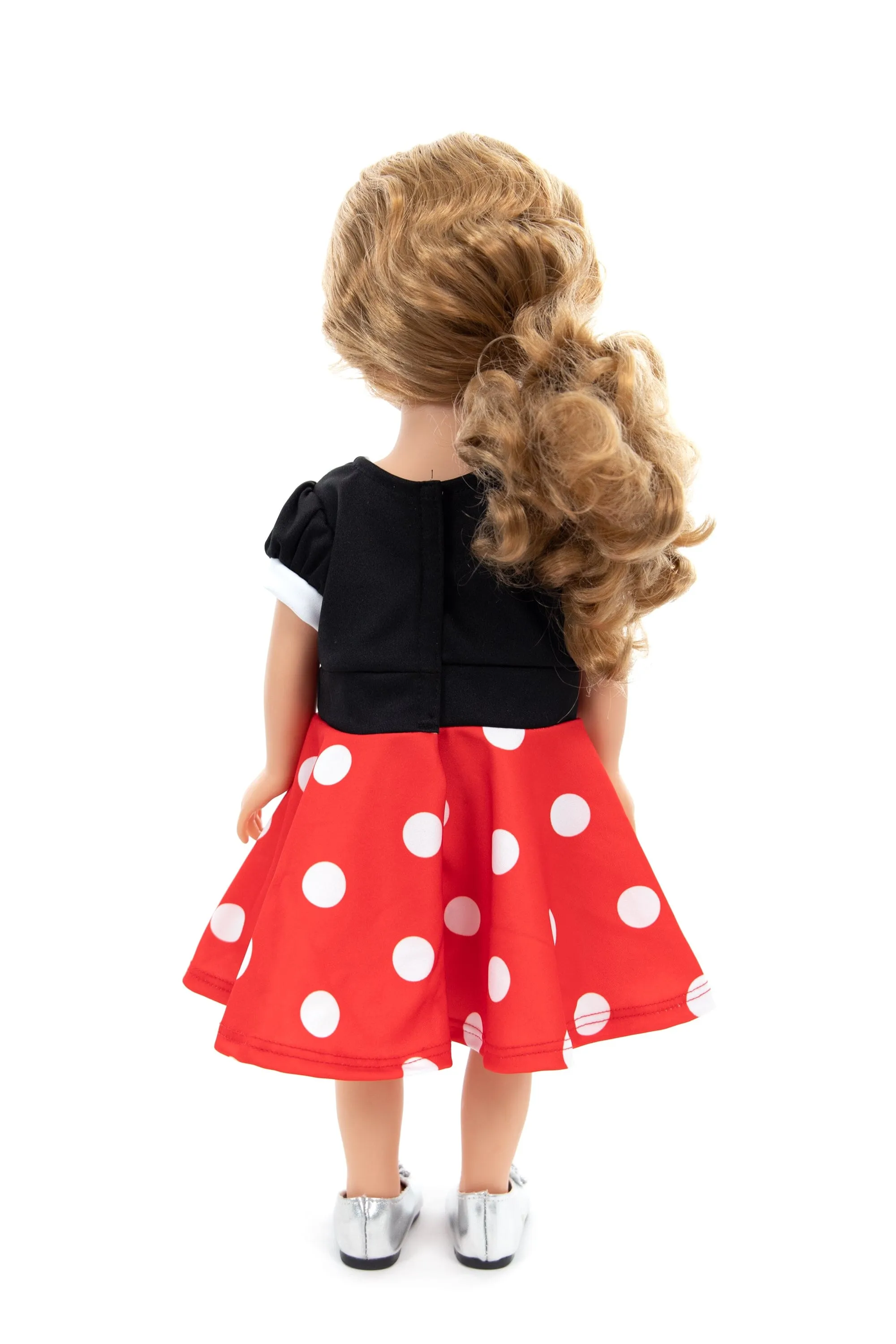 Doll Dress Retro Polka Dot Twirl