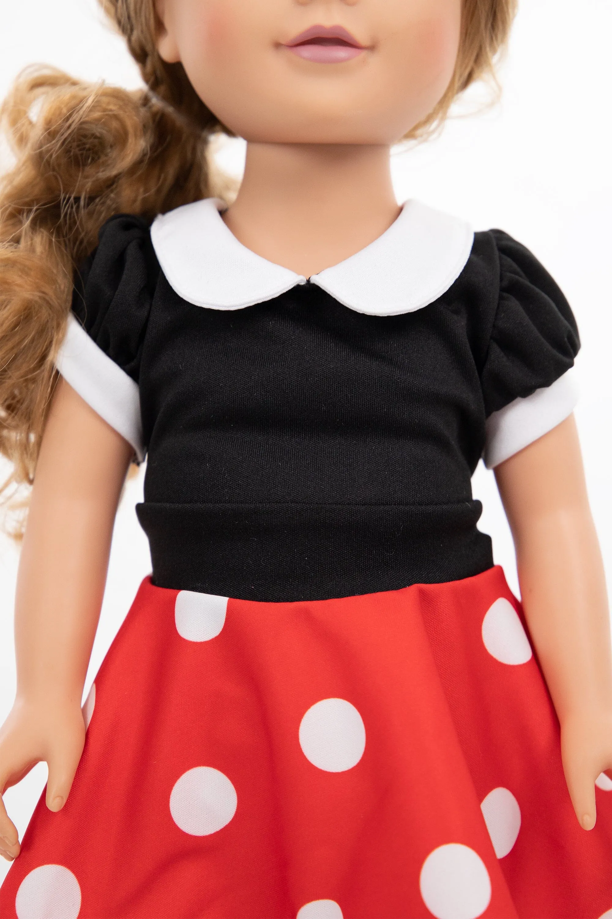 Doll Dress Retro Polka Dot Twirl