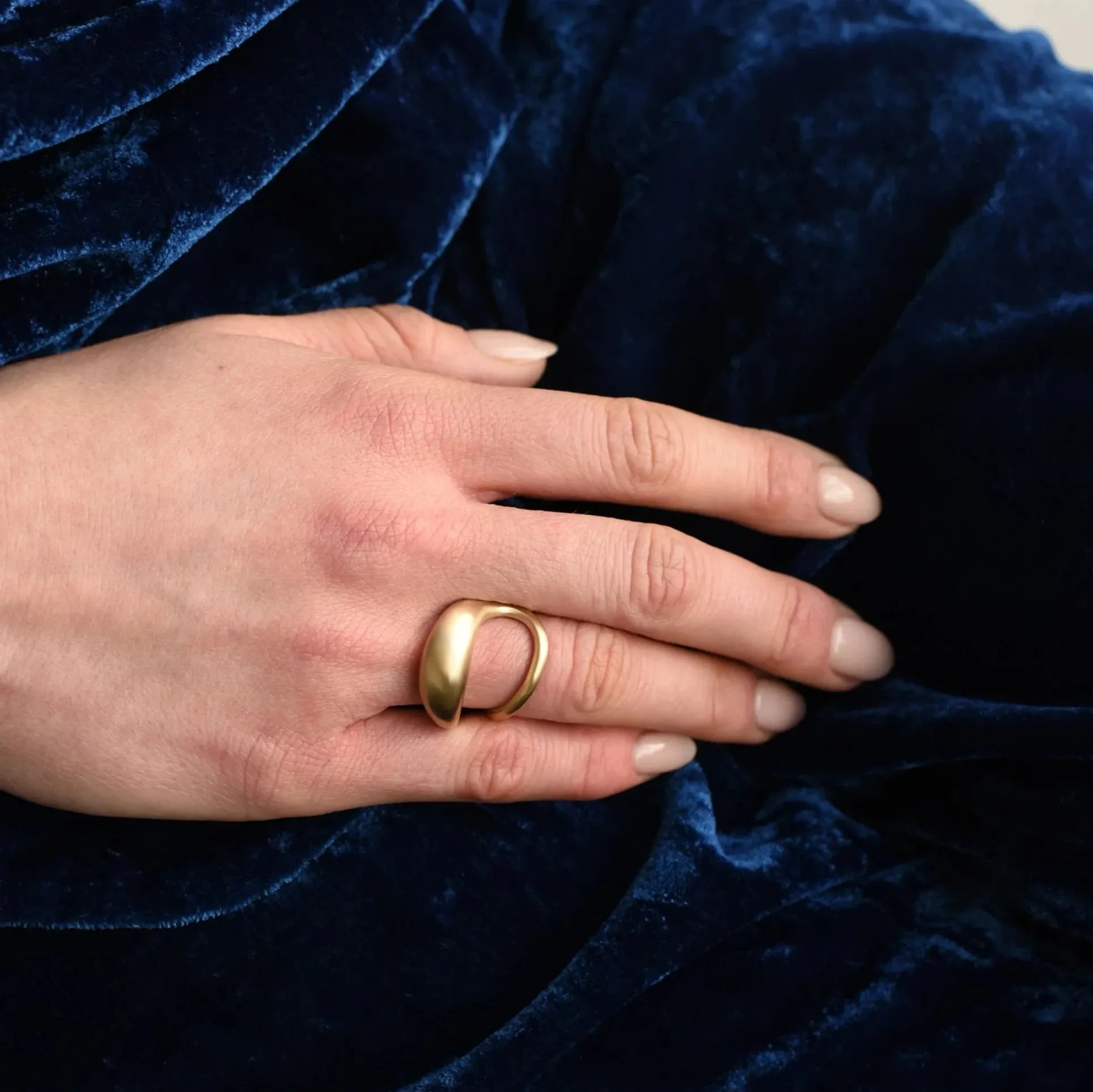 Drip Double Band Ring
