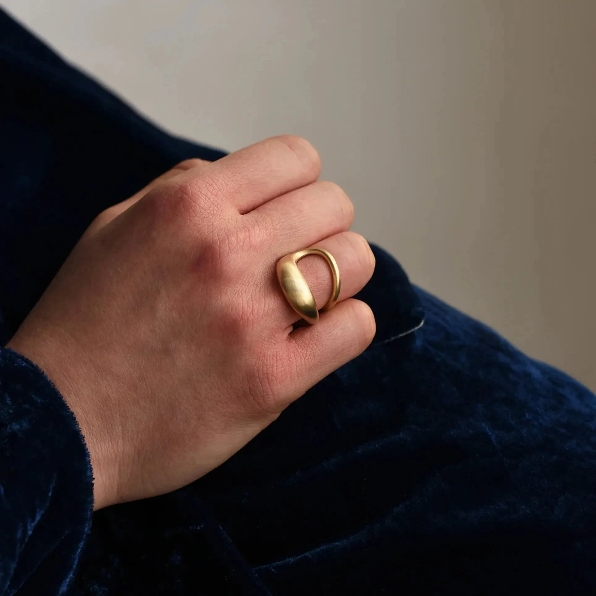 Drip Double Band Ring