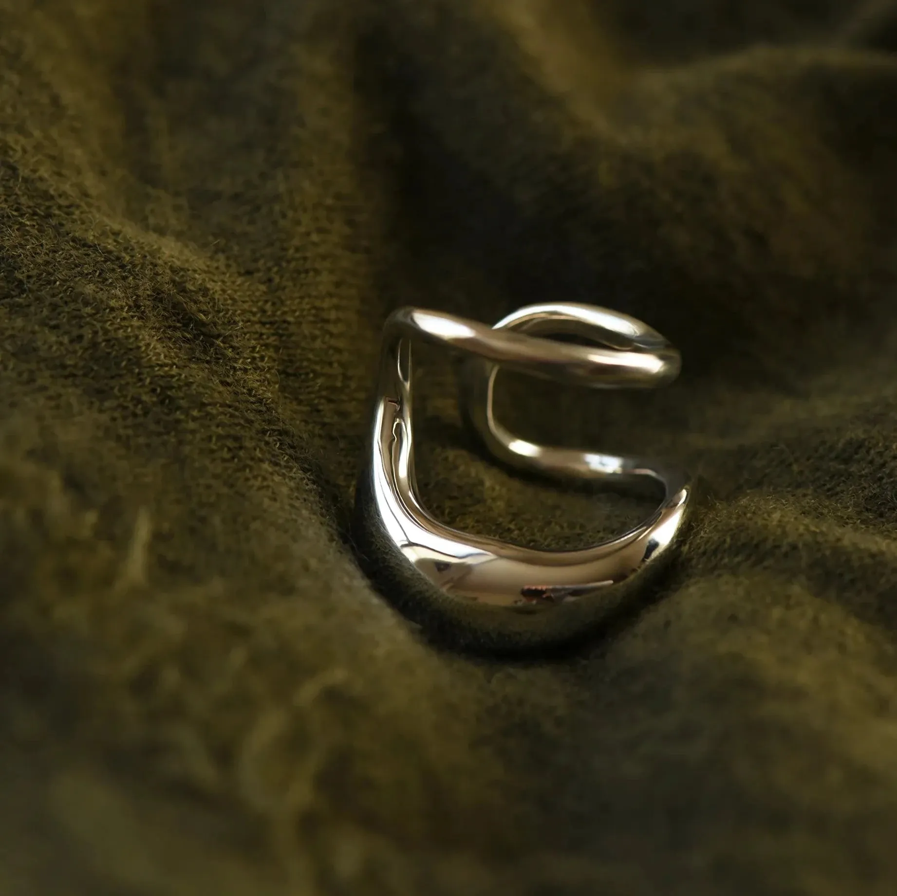 Drip Double Band Ring