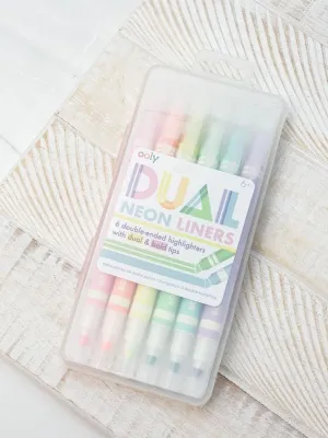Dual Liner Double Ended Neon Highlighters