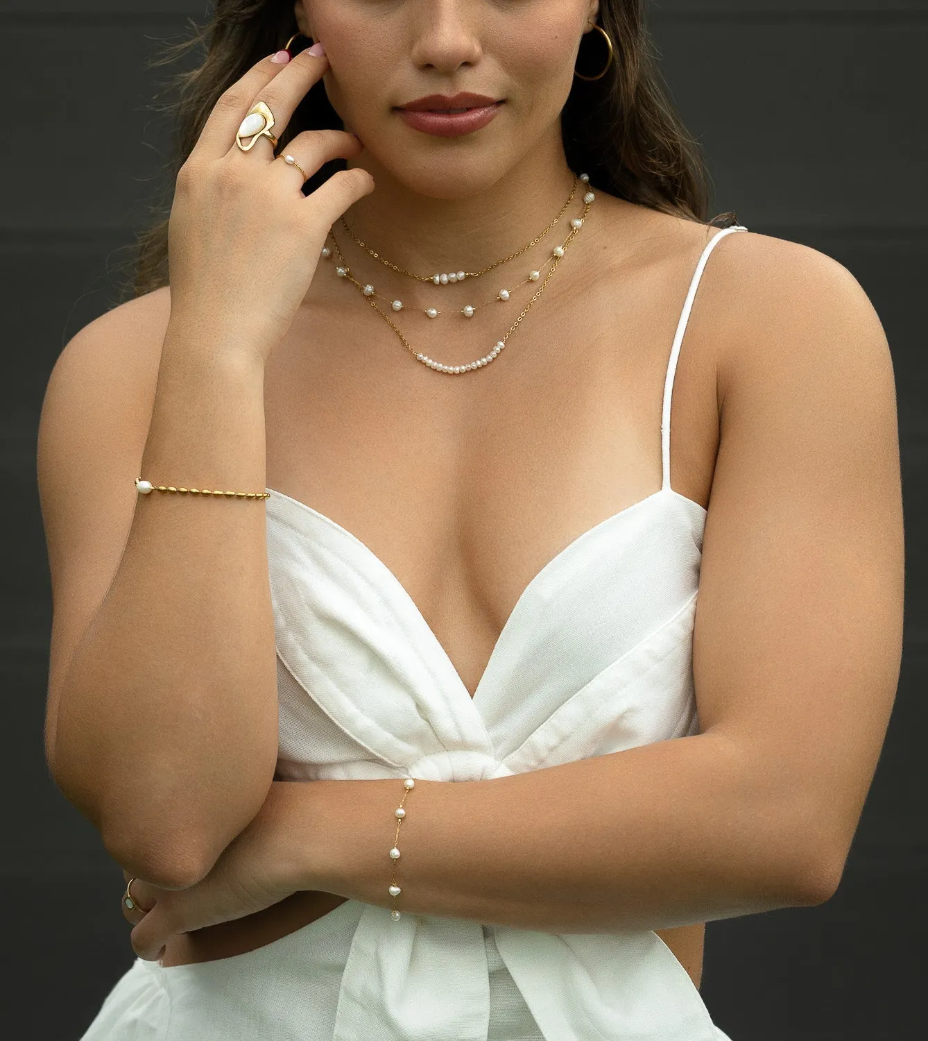 Elara Pearl Ring