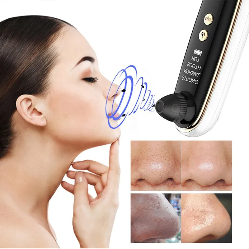 Electric face nose cleansing visual blackhead instrument