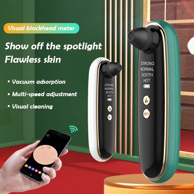 Electric face nose cleansing visual blackhead instrument