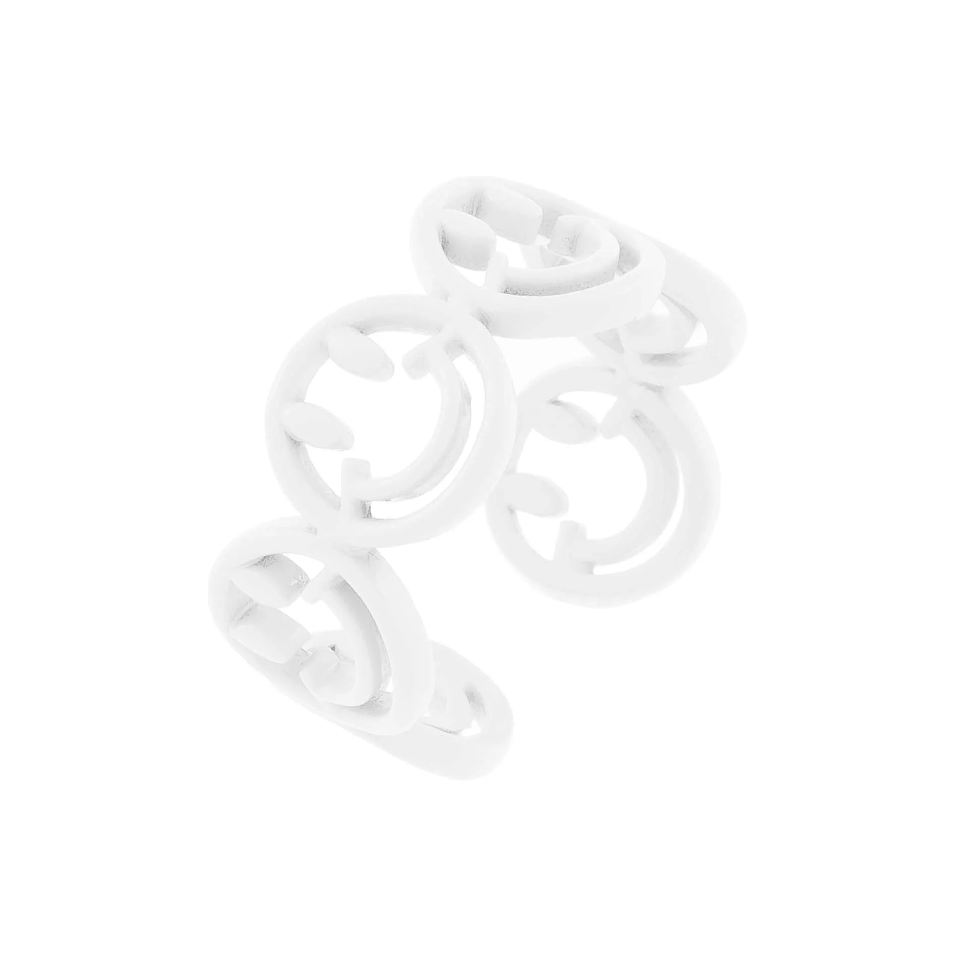 Enamel Multi Smiley Face Ring