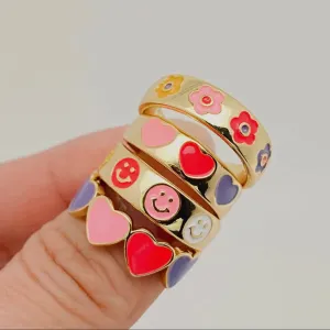 Enamel Rings