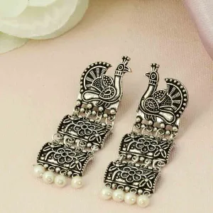 Ethnic Peacock Earrings