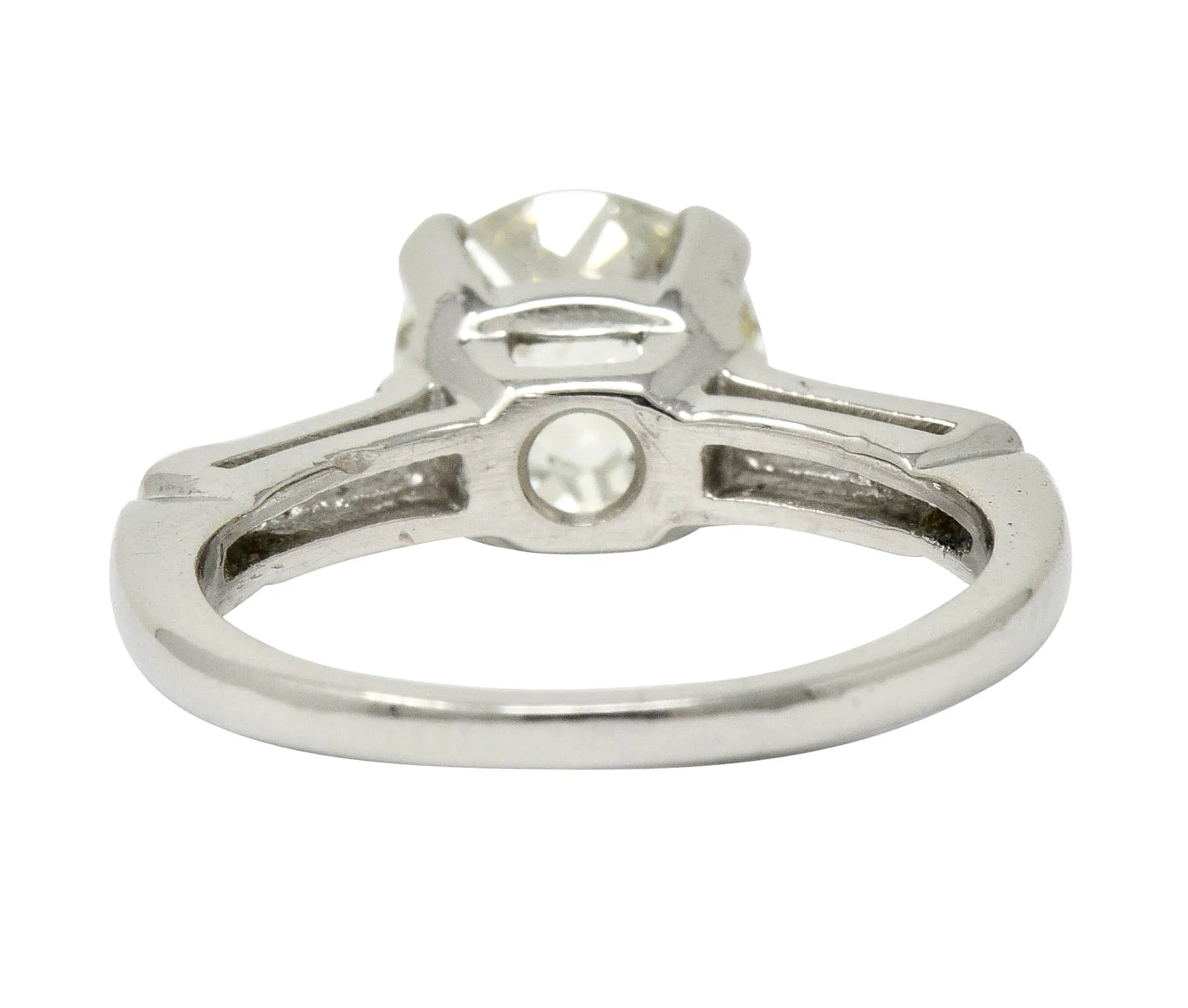 Extraordinary 1.82 CTW Jubilee Cut Diamond Platinum Engagement Ring GIA