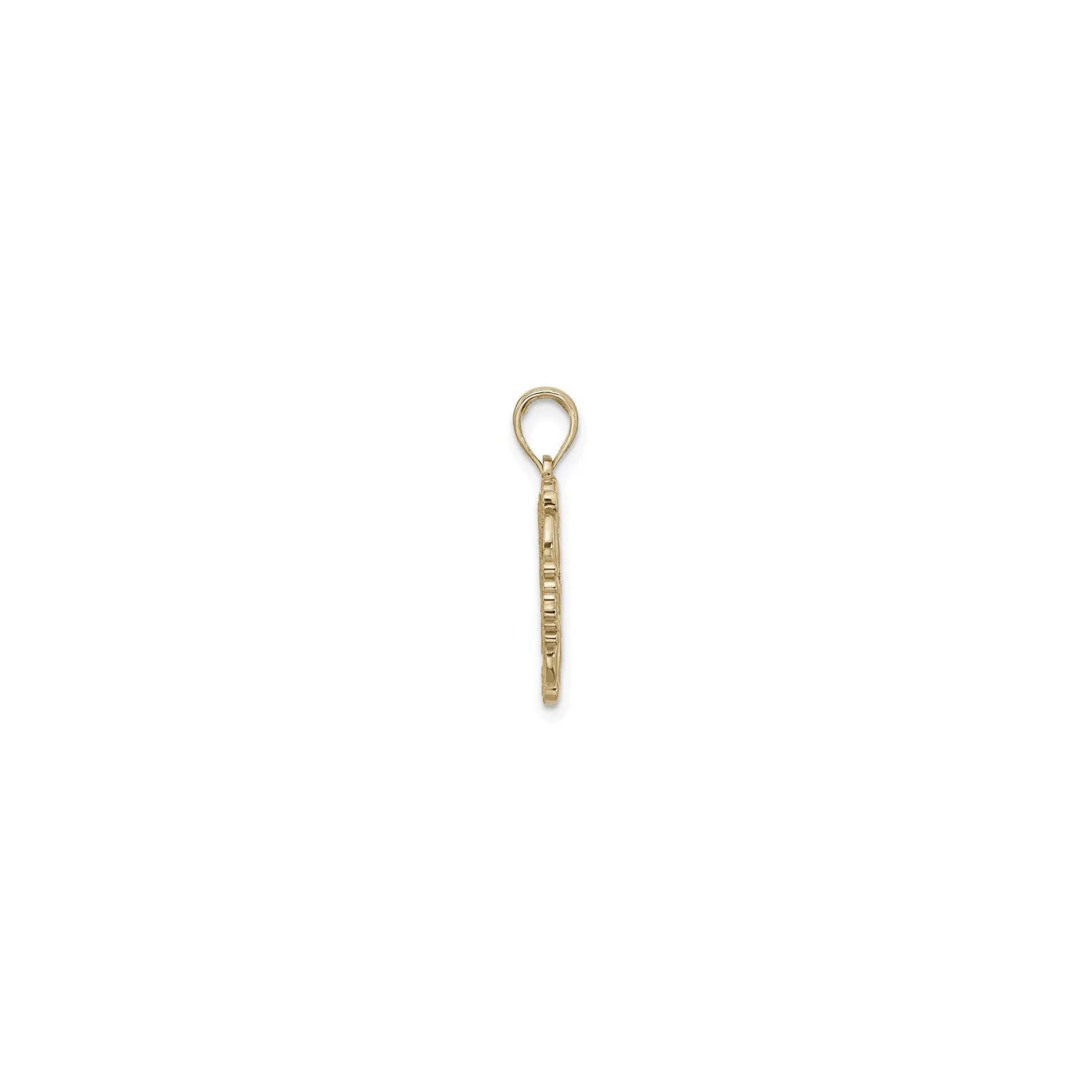 Fancy Blooms Hummingbird Pendant (14K)