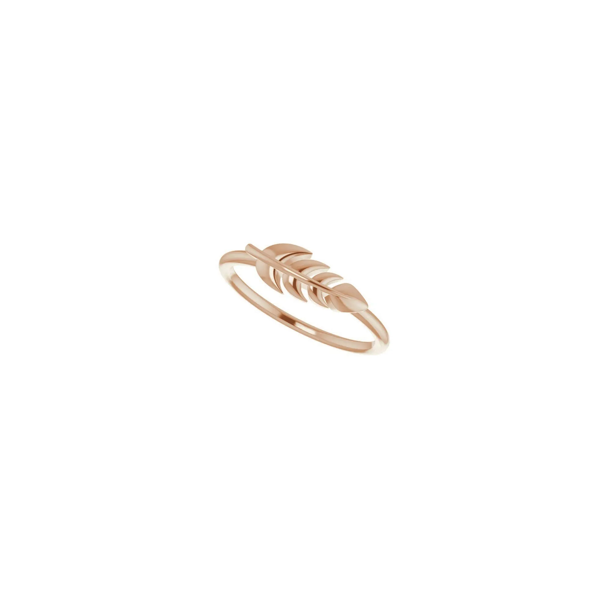 Fern Leaf Stackable Ring