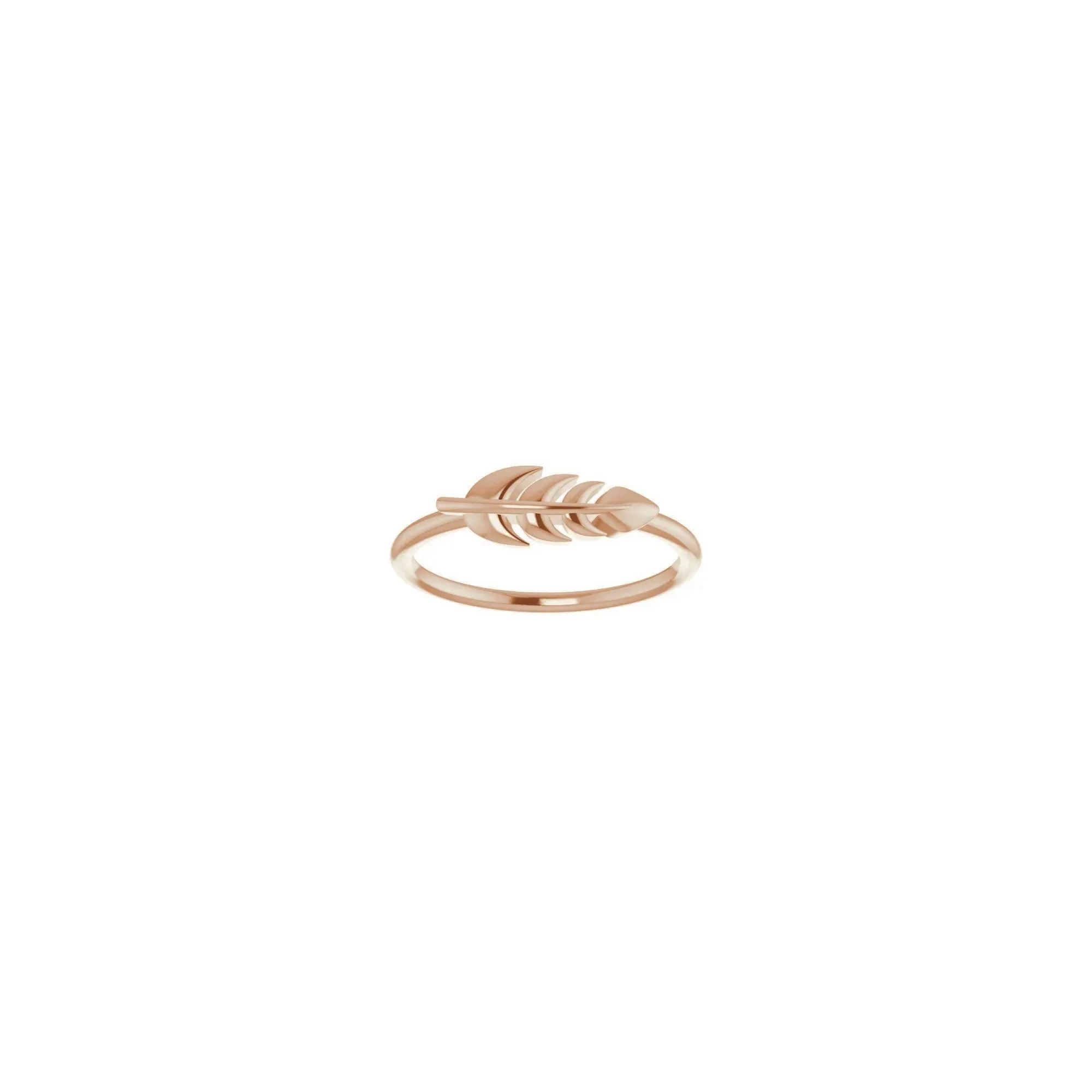 Fern Leaf Stackable Ring