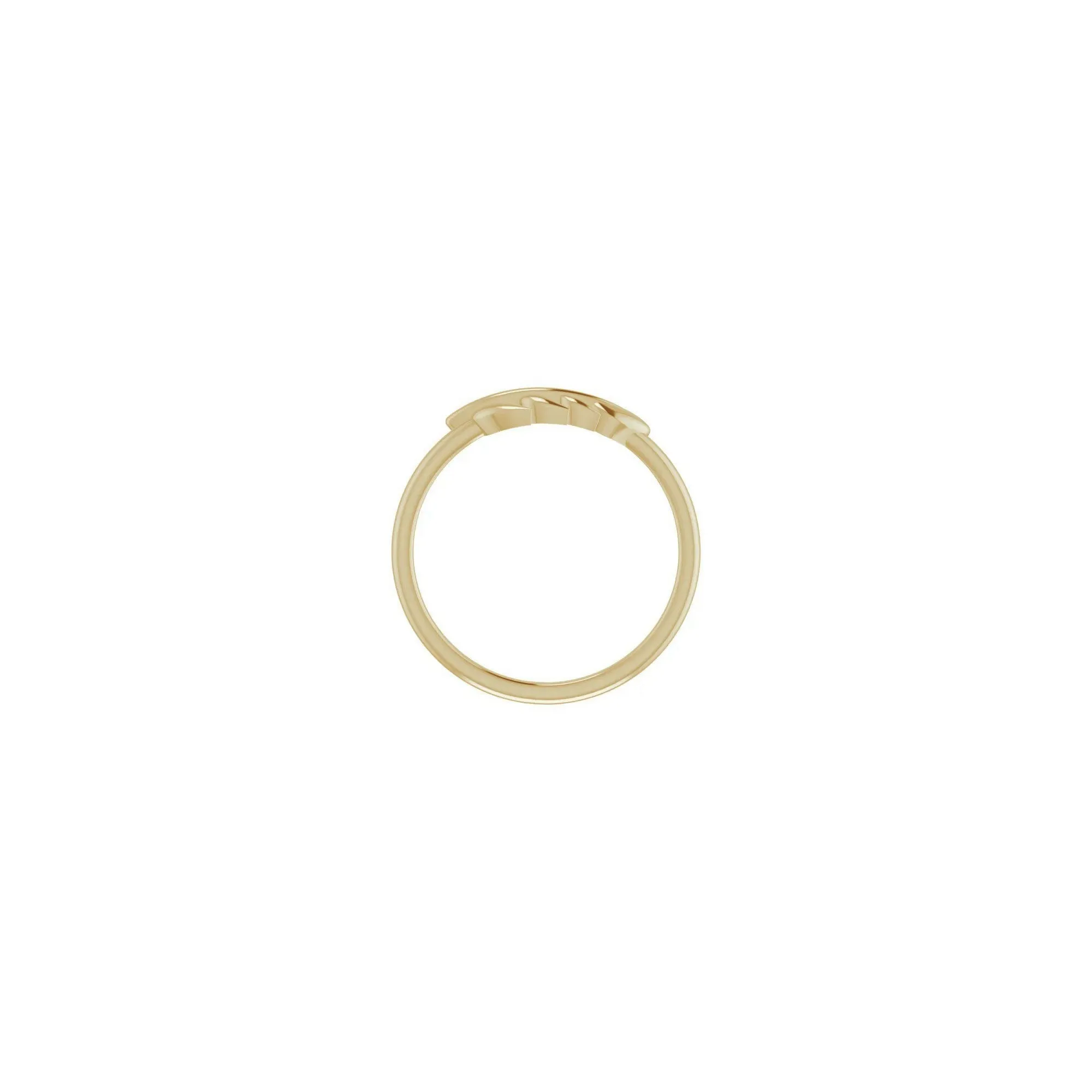 Fern Leaf Stackable Ring