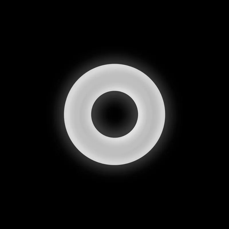 Firefly Bubble Ring - Glow in Dark Large Cock Ring