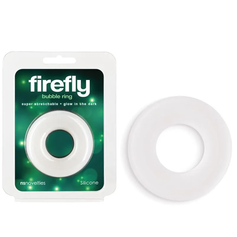 Firefly Bubble Ring - Glow in Dark Large Cock Ring