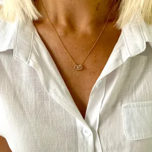 Five Gold Rings Necklace
